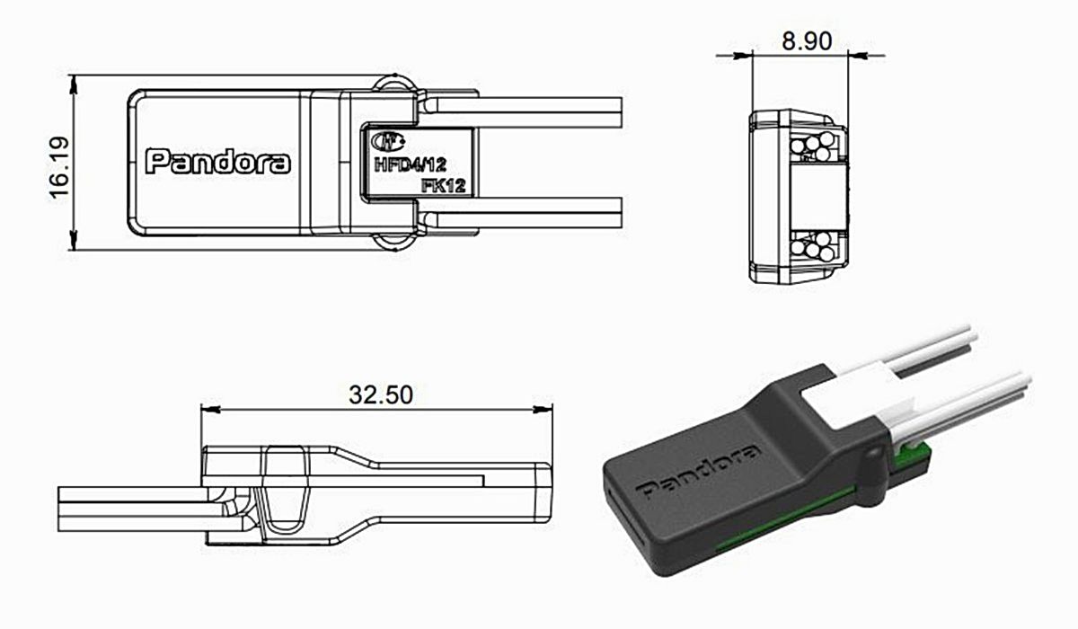 BARBUS. Bluetooth-микрореле Pandora BT-01 Bluetooth-микрореле Pandora BT-01