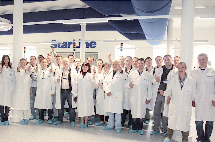 BARBUS. Наши специалисты на экскурсии на производстве сигнализаций StarLine. Наши специалисты на экскурсии на производстве сигнализаций StarLine
